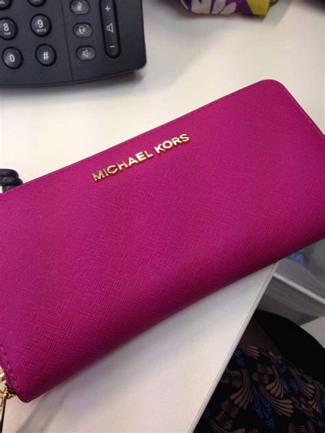 ebay michael kors pink wallet|Michael Kors hot pink wallet.